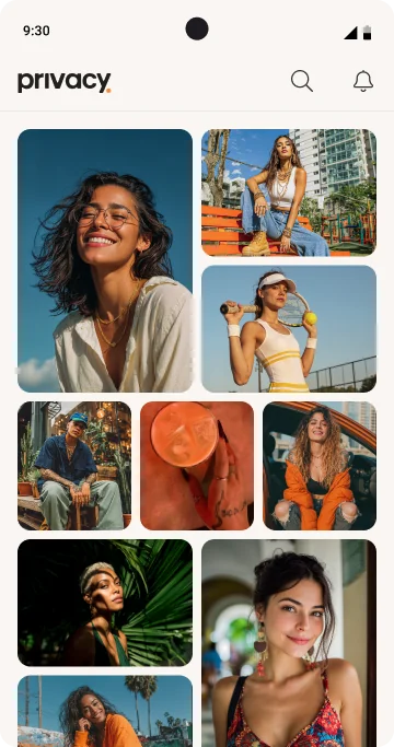 Painel de ferramentas do criador da Privacy mostrando opções de agendamento de postagens e análise